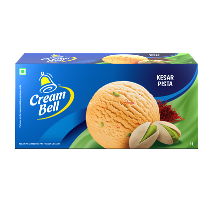 Cream Bell Ice Cream Kesar Pista Medium Frozen Dessert